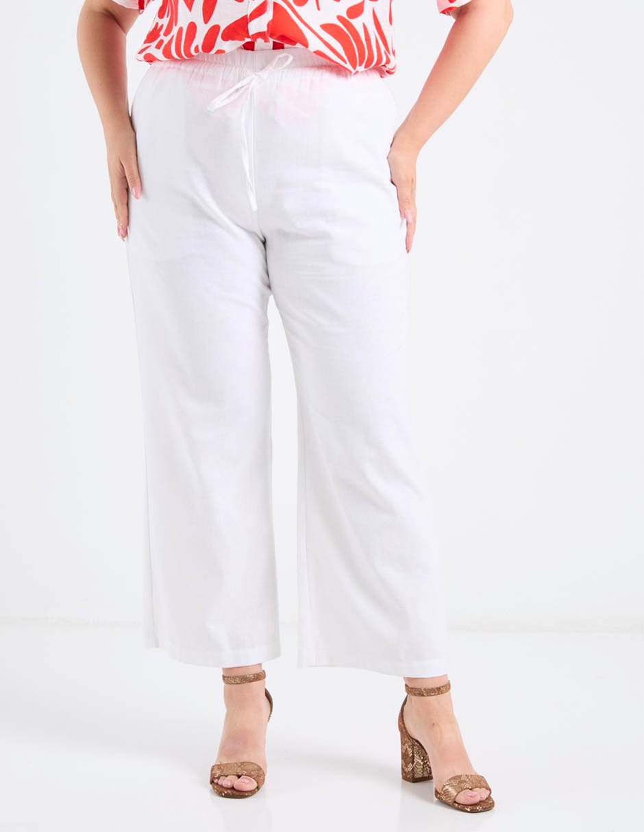 Pantalón coulotte amplio para mujer Pantalón coulotte amplio para mujer