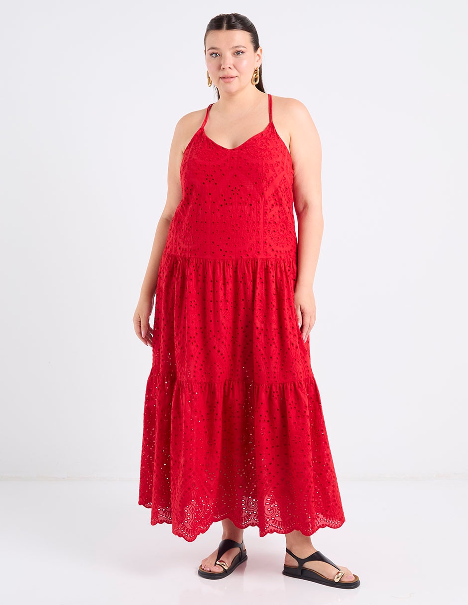 Vestido largo casual para mujer