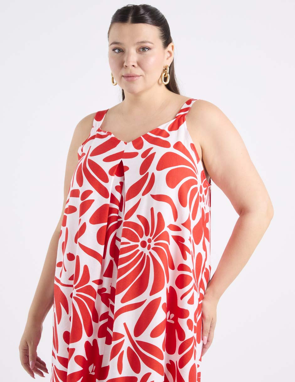 Vestido crop casual para mujer