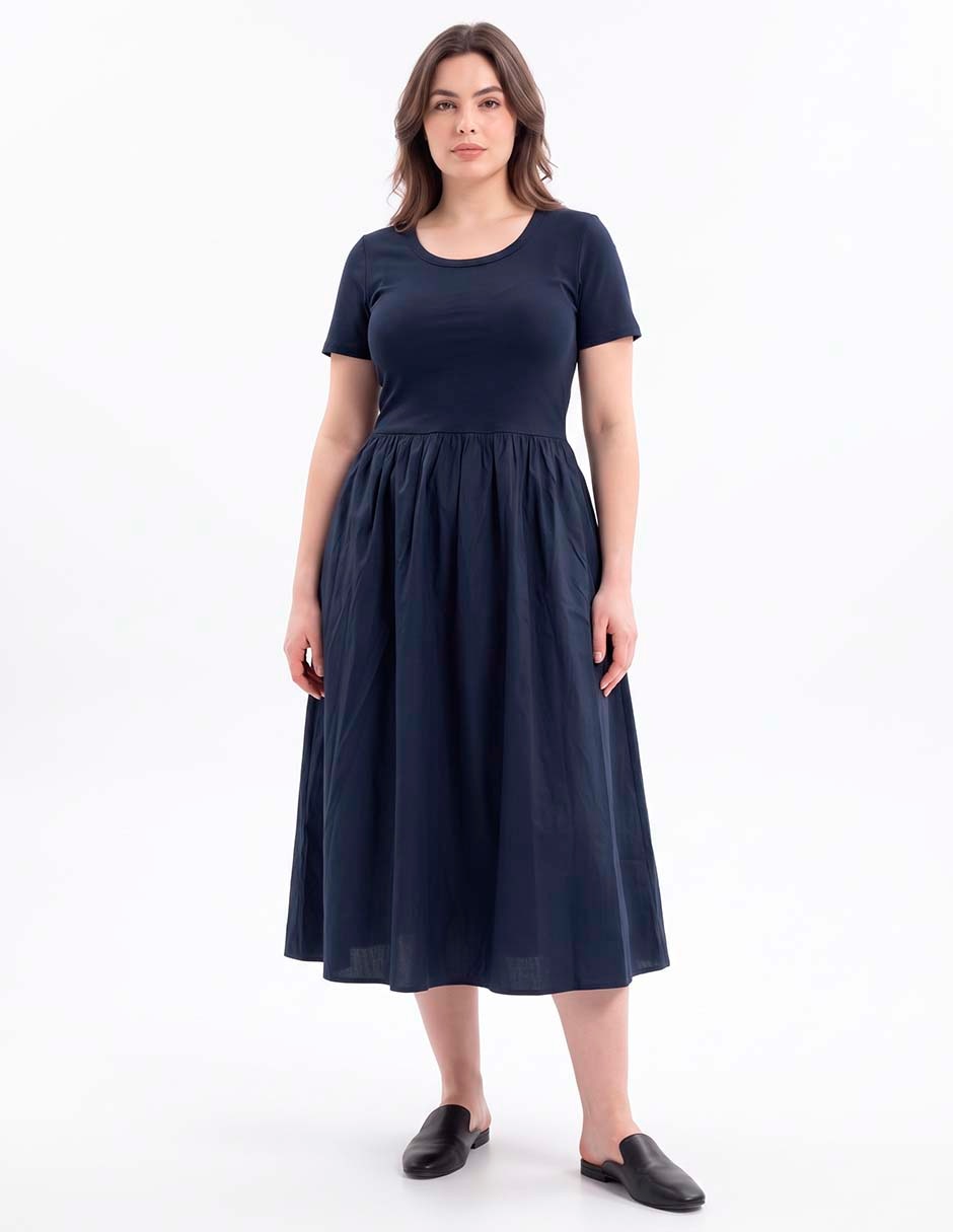 Vestido midi casual para mujer