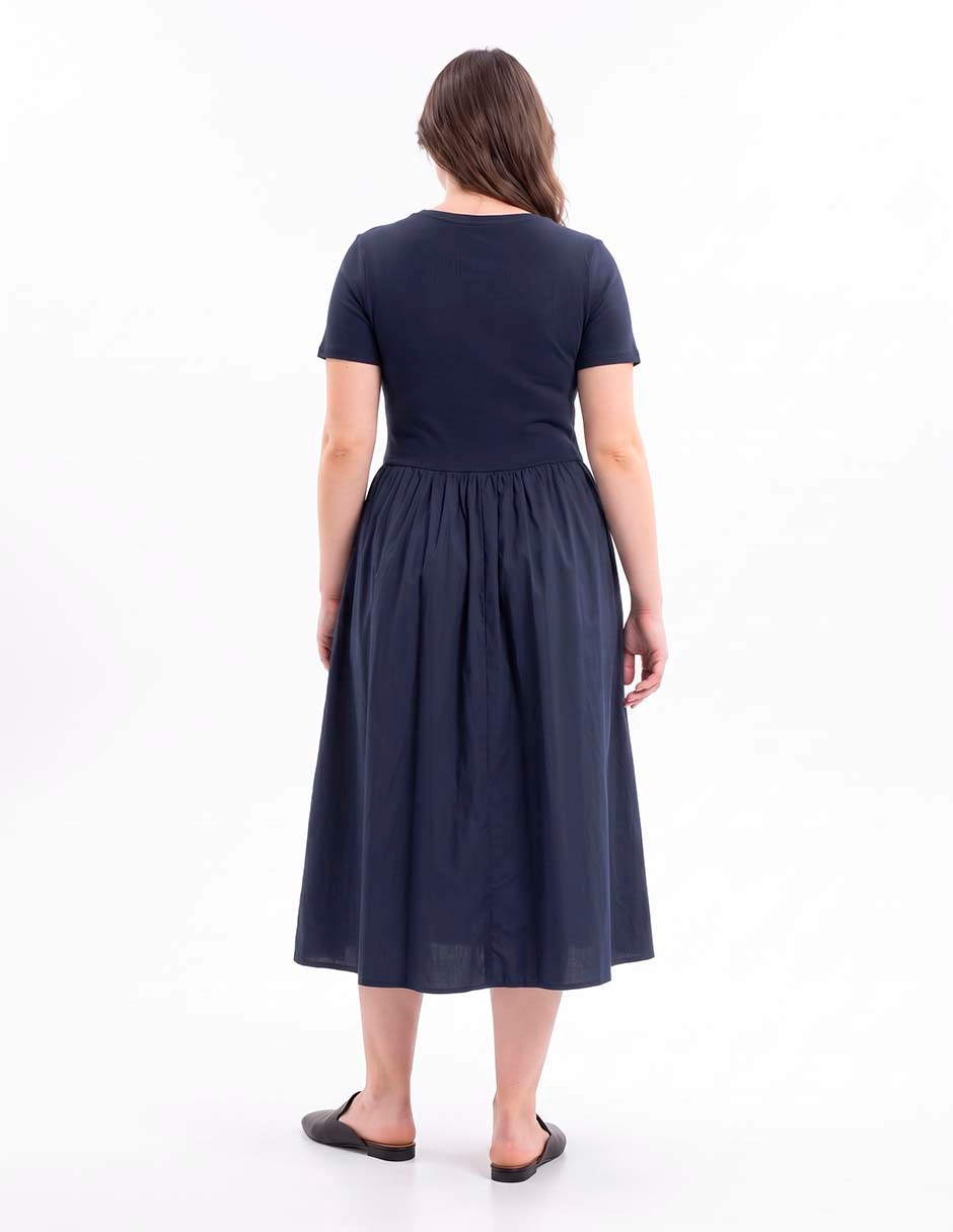 Vestido midi casual para mujer