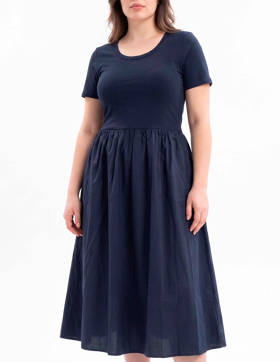 Vestido midi casual para mujer