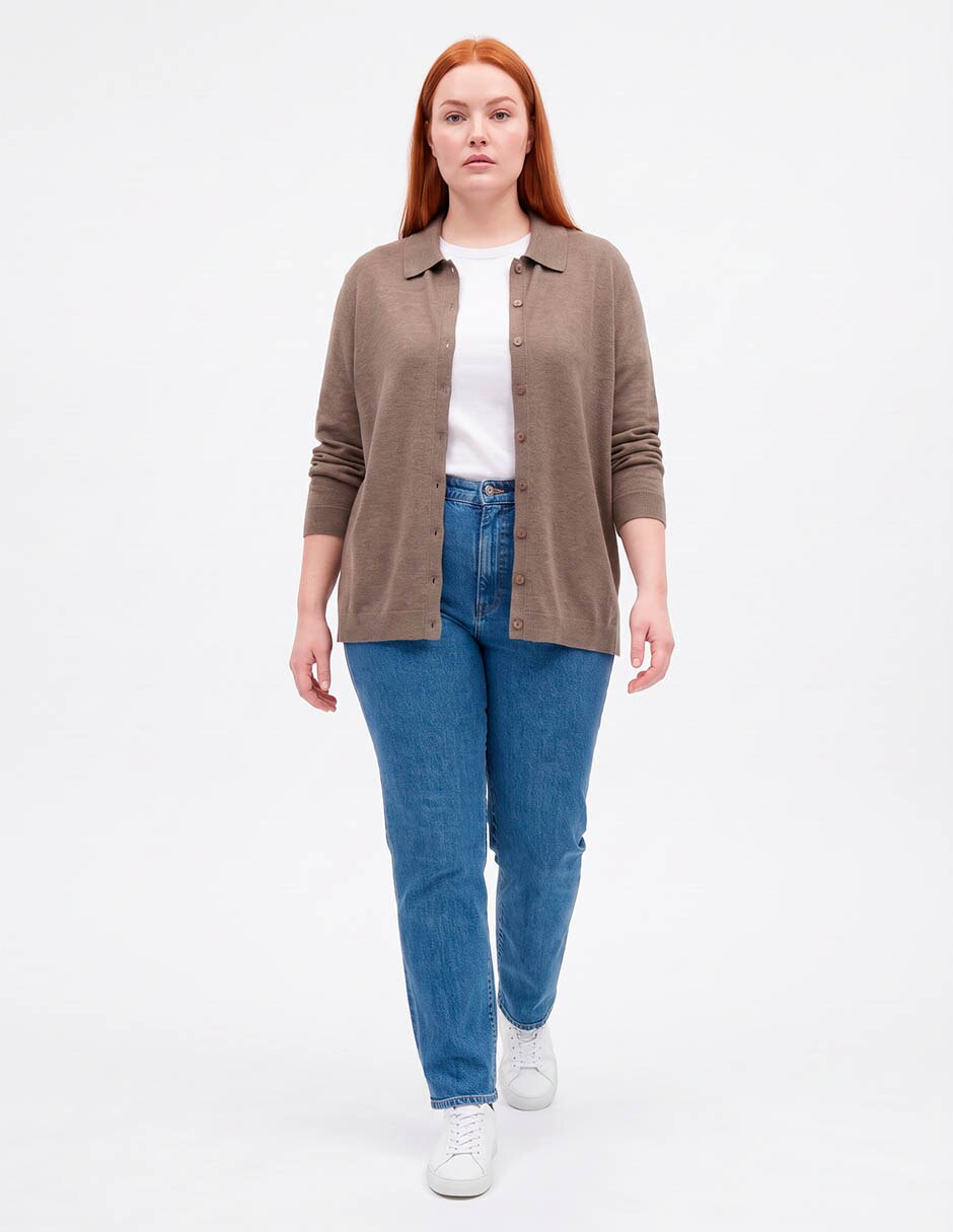 Suéter cuello redondo para mujer 3