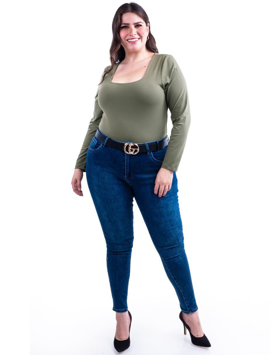 Body Roman Fashion cuello cuadrado para mujer