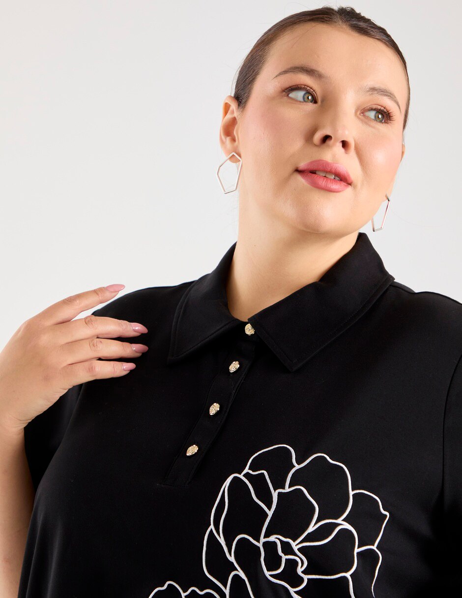 Blusa manga corta para mujer 5