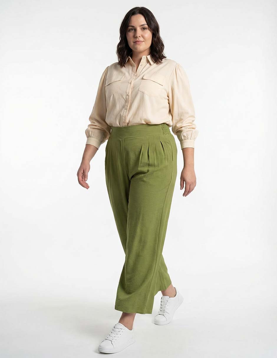 Pantalón coulotte Map para mujer