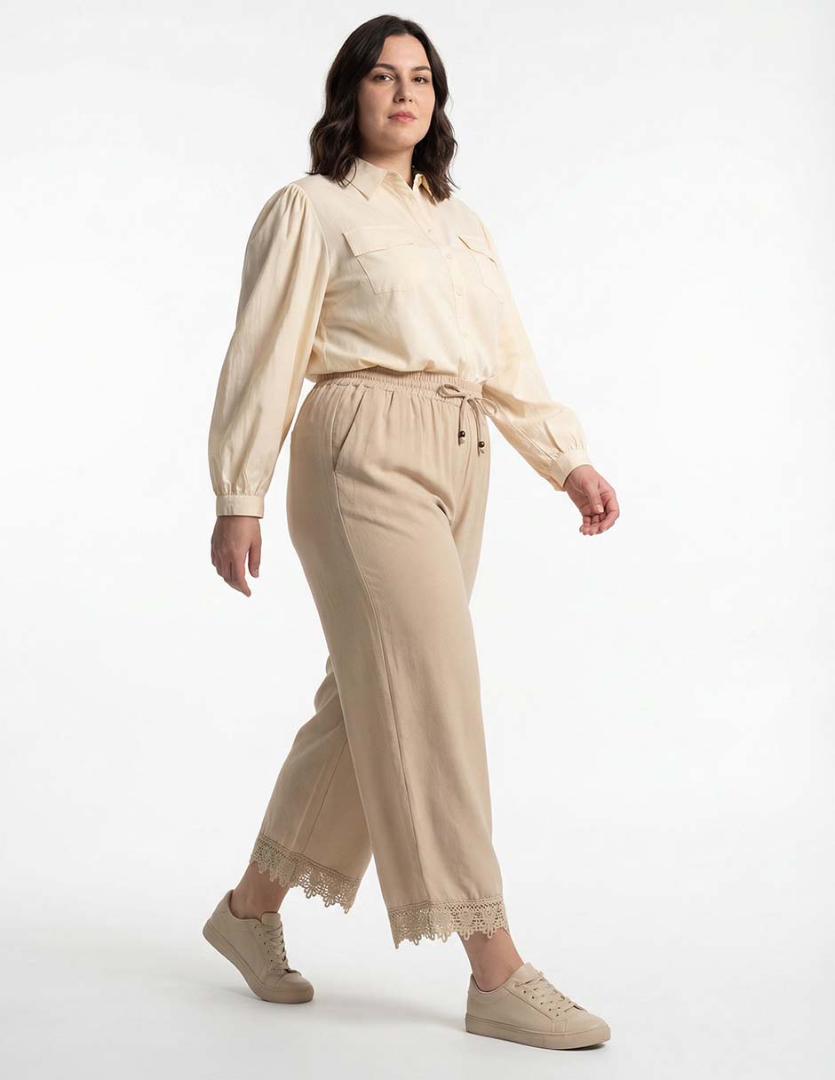 Pantalón amplio para mujer 3