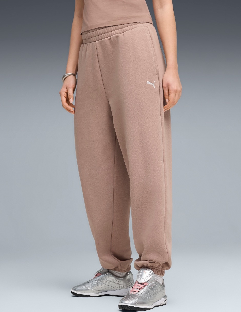 Pants regular Wardrobe Ess con elástico para mujer 4
