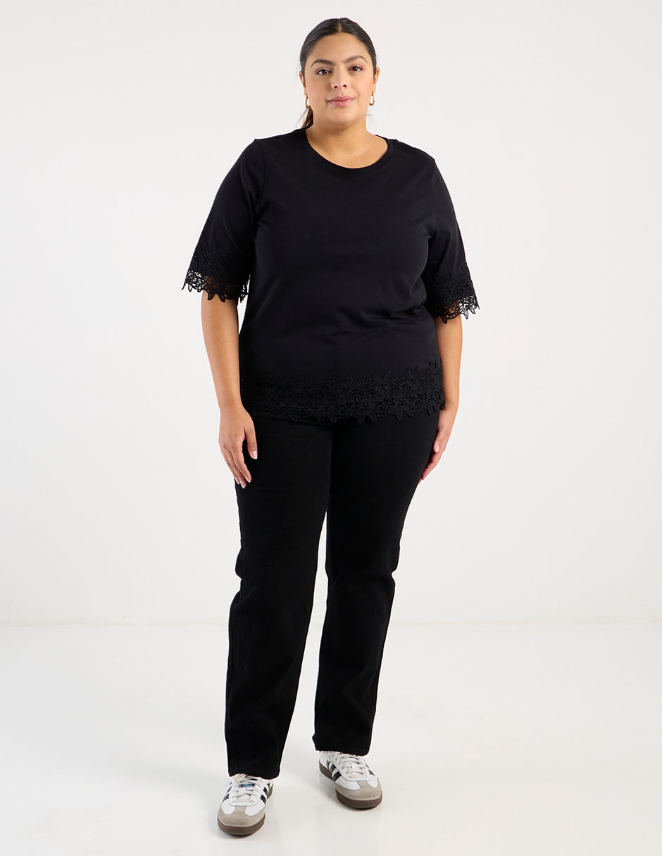 Jeans staight cadera Only Carmakoma para mujer