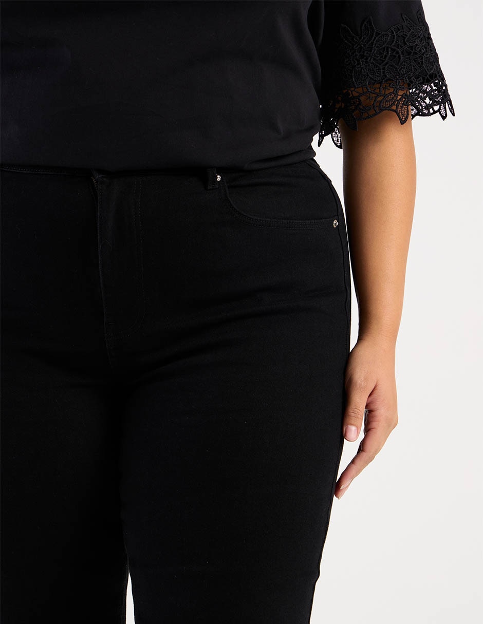 Jeans staight cadera Only Carmakoma para mujer