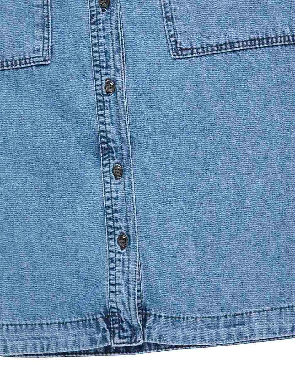 Blusa camisera manga larga para mujer 13