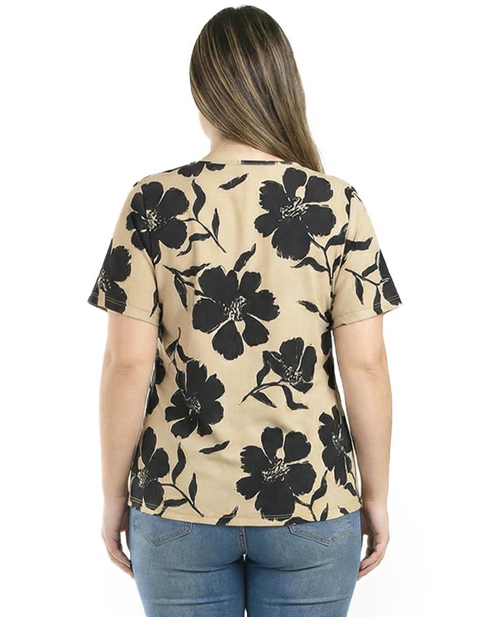 Blusa manga corta para mujer 3