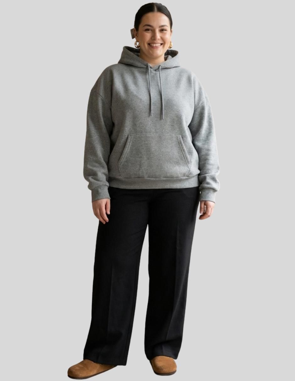 Sudadera con capucha y bolsa para mujer 3