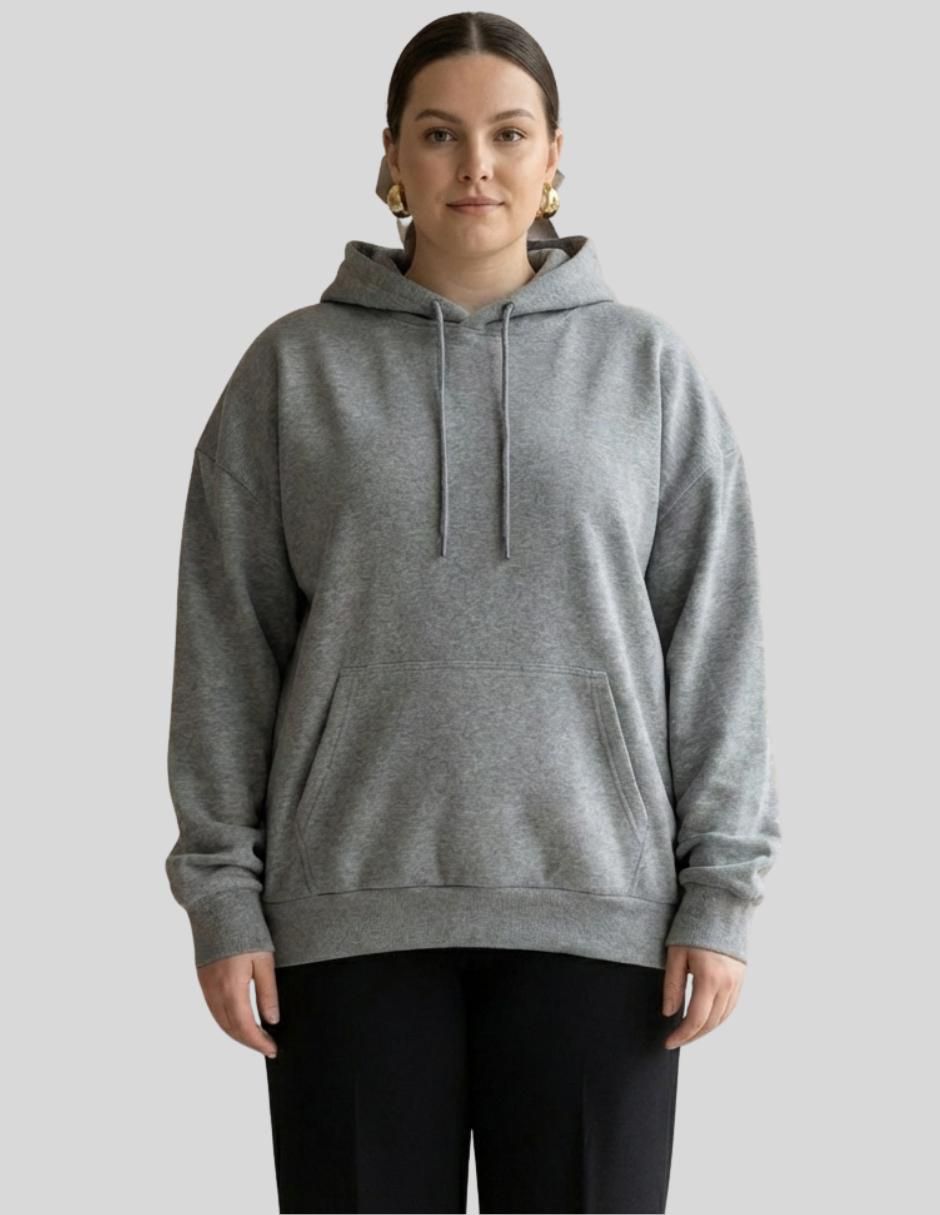Sudadera con capucha y bolsa para mujer 6