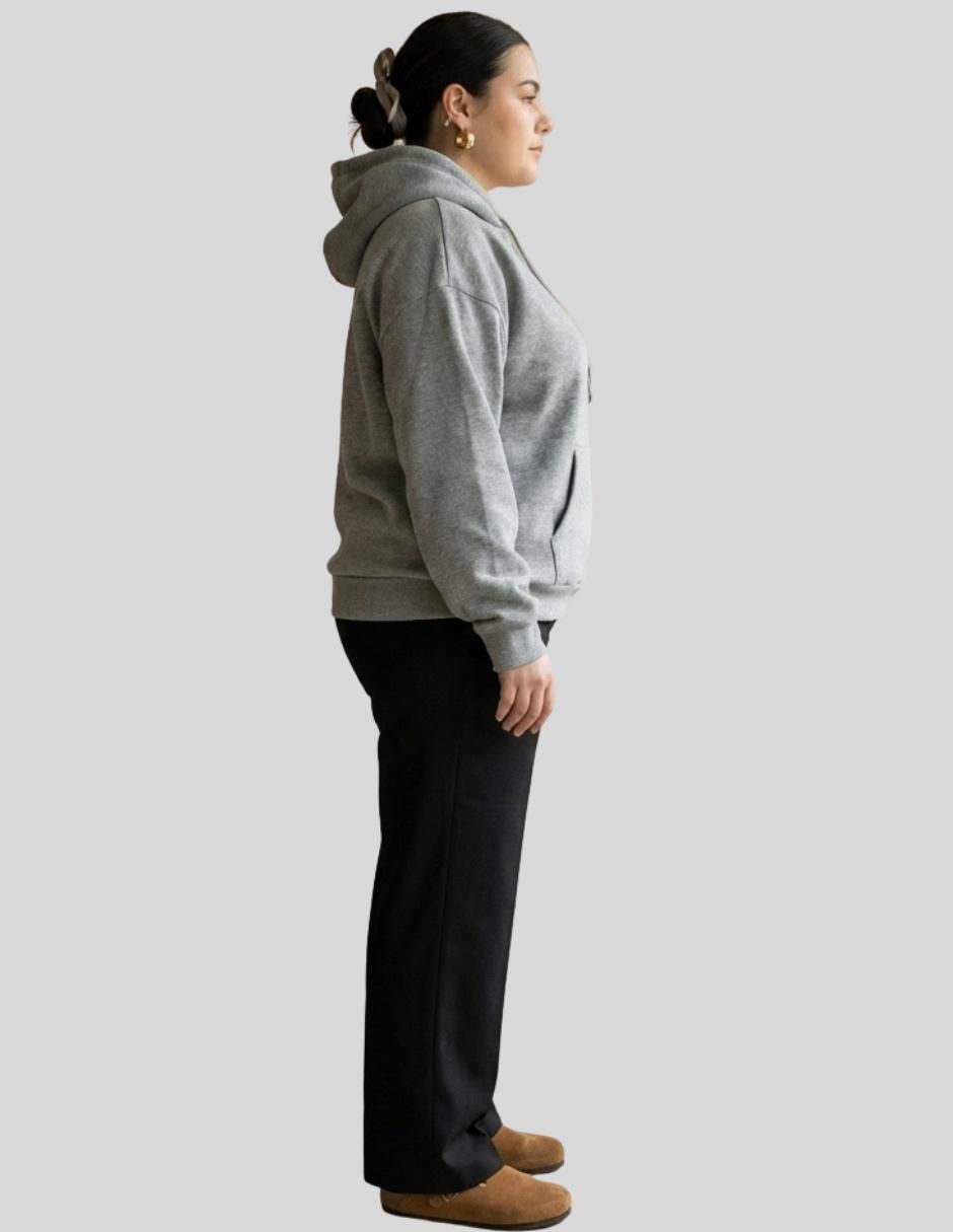 Sudadera con capucha y bolsa para mujer 7