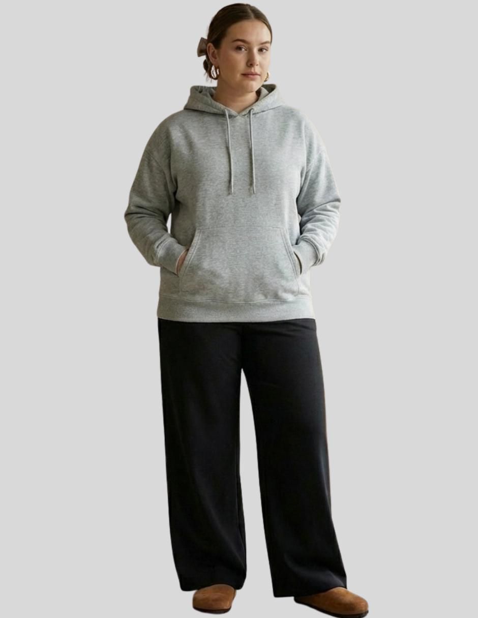 Sudadera con capucha y bolsa para mujer 3