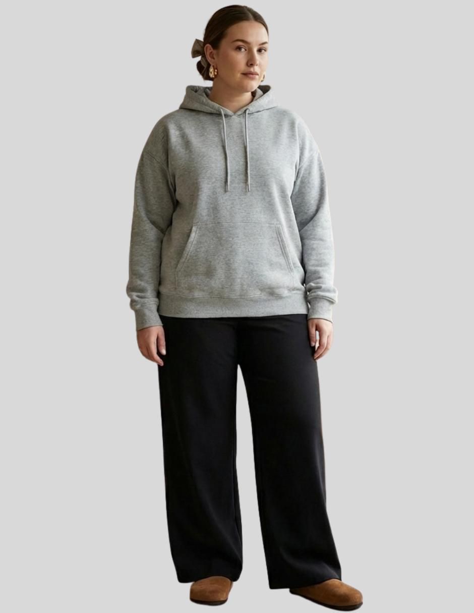 Sudadera con capucha y bolsa para mujer 4