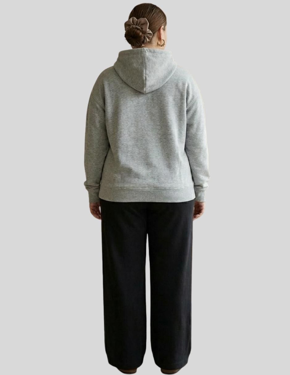 Sudadera con capucha y bolsa para mujer 7