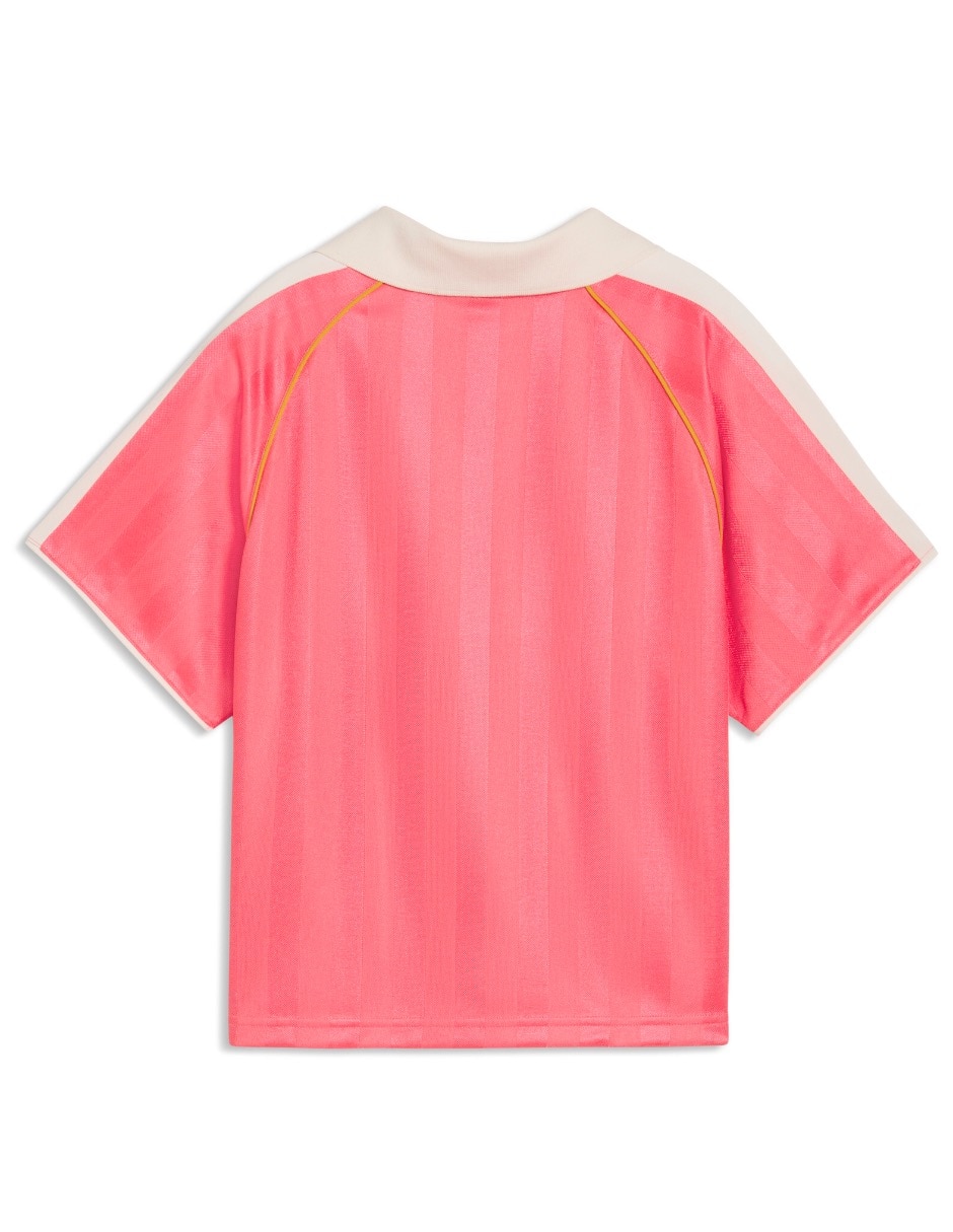 Playera manga corta cuello polo mujer 5