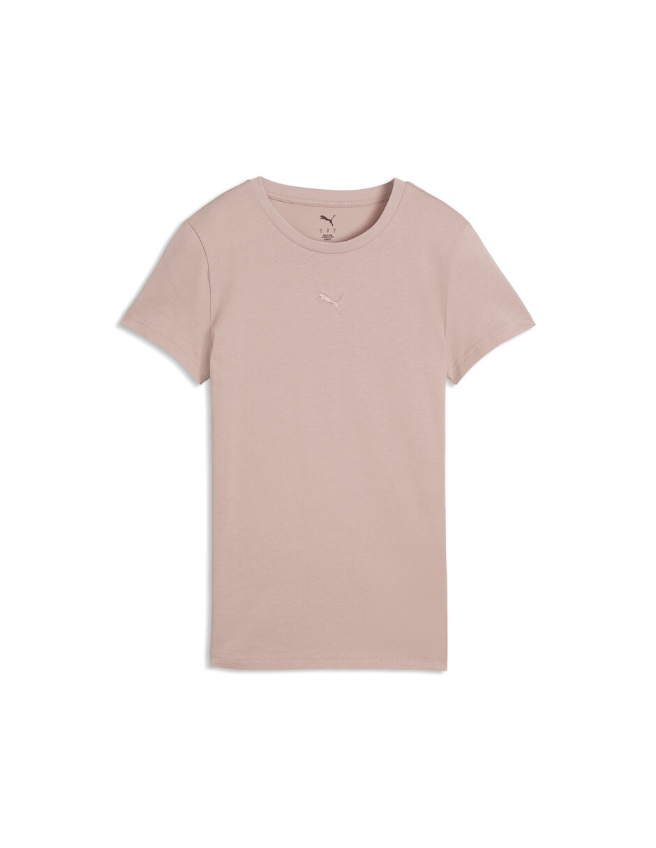 Playera manga corta Puma cuello redondo para mujer
