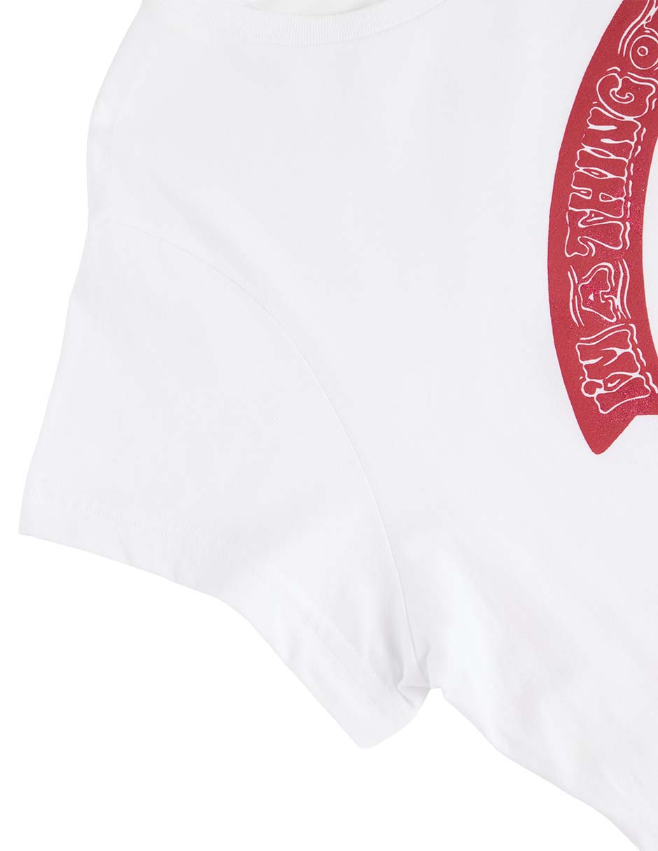 Playera manga corta La Sirenita cuello redondo para mujer