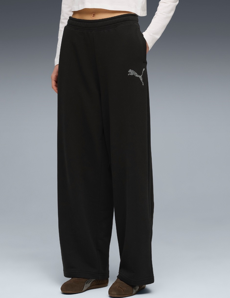 Pants amplio Puma con elástico para mujer