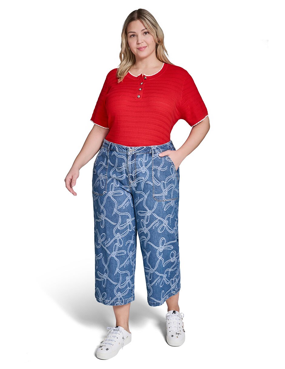 Jeans amplio para mujer 6