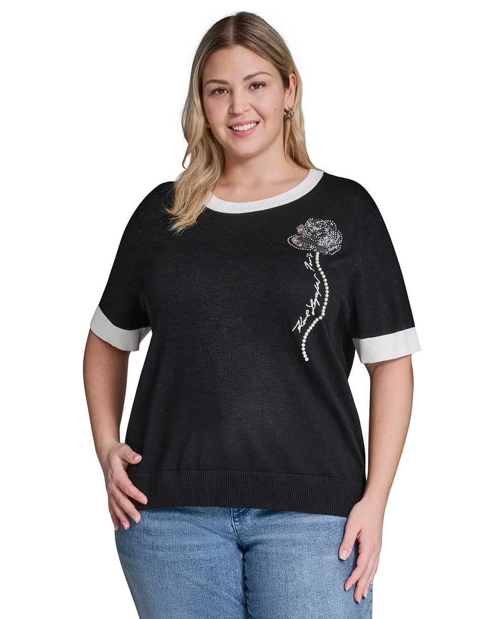 Blusa manga al codo para mujer Blusa manga al codo para mujer