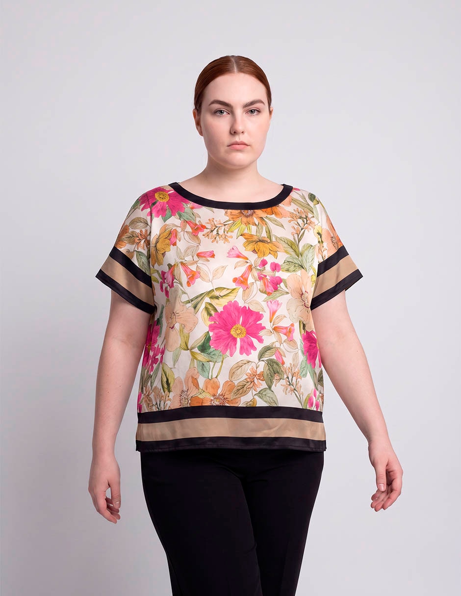 Blusa manga corta para mujer Blusa manga corta para mujer