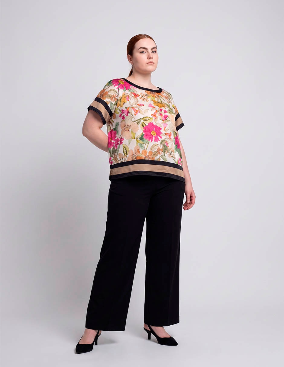 Blusa manga corta para mujer 3