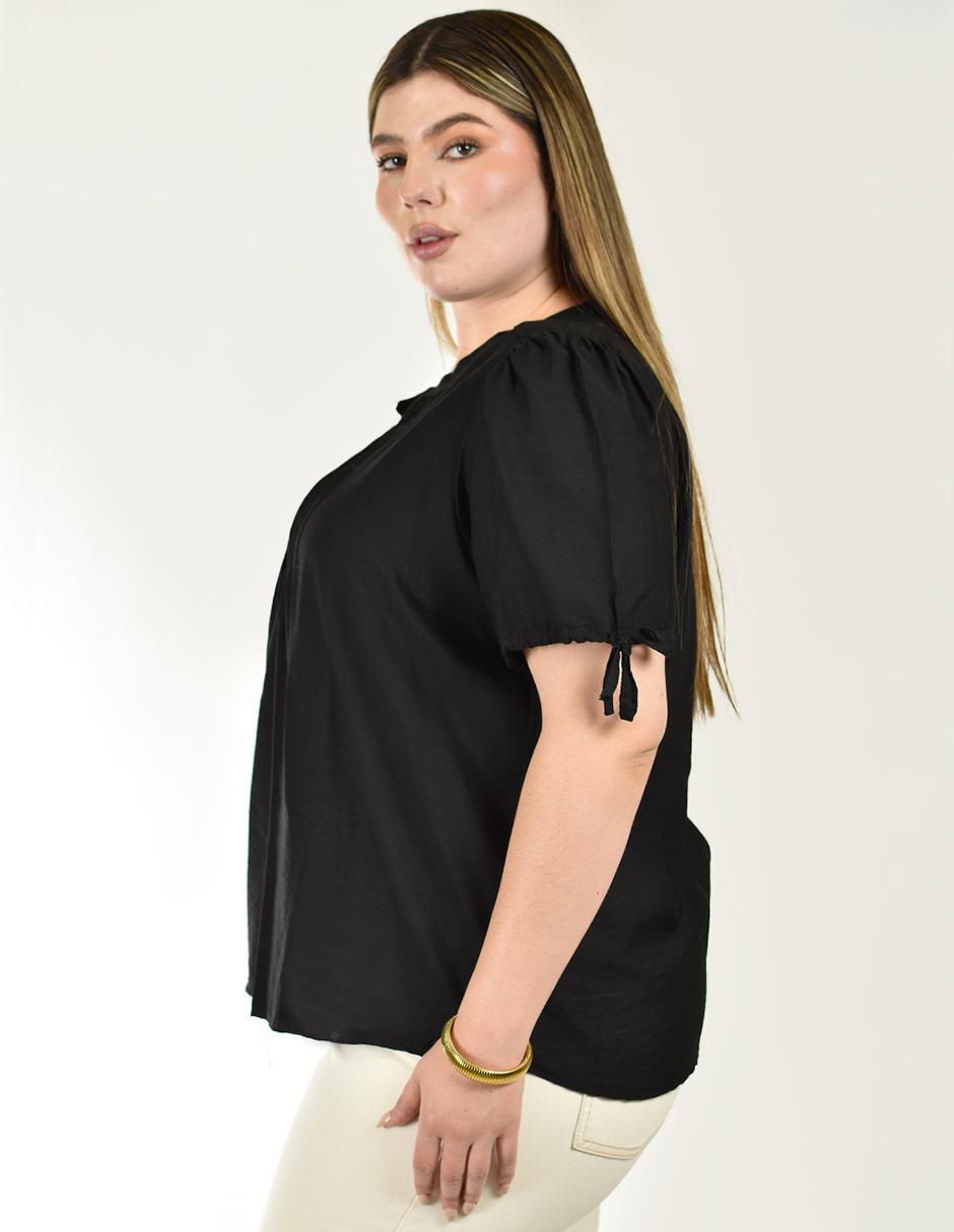 Blusa manga corta para mujer 5