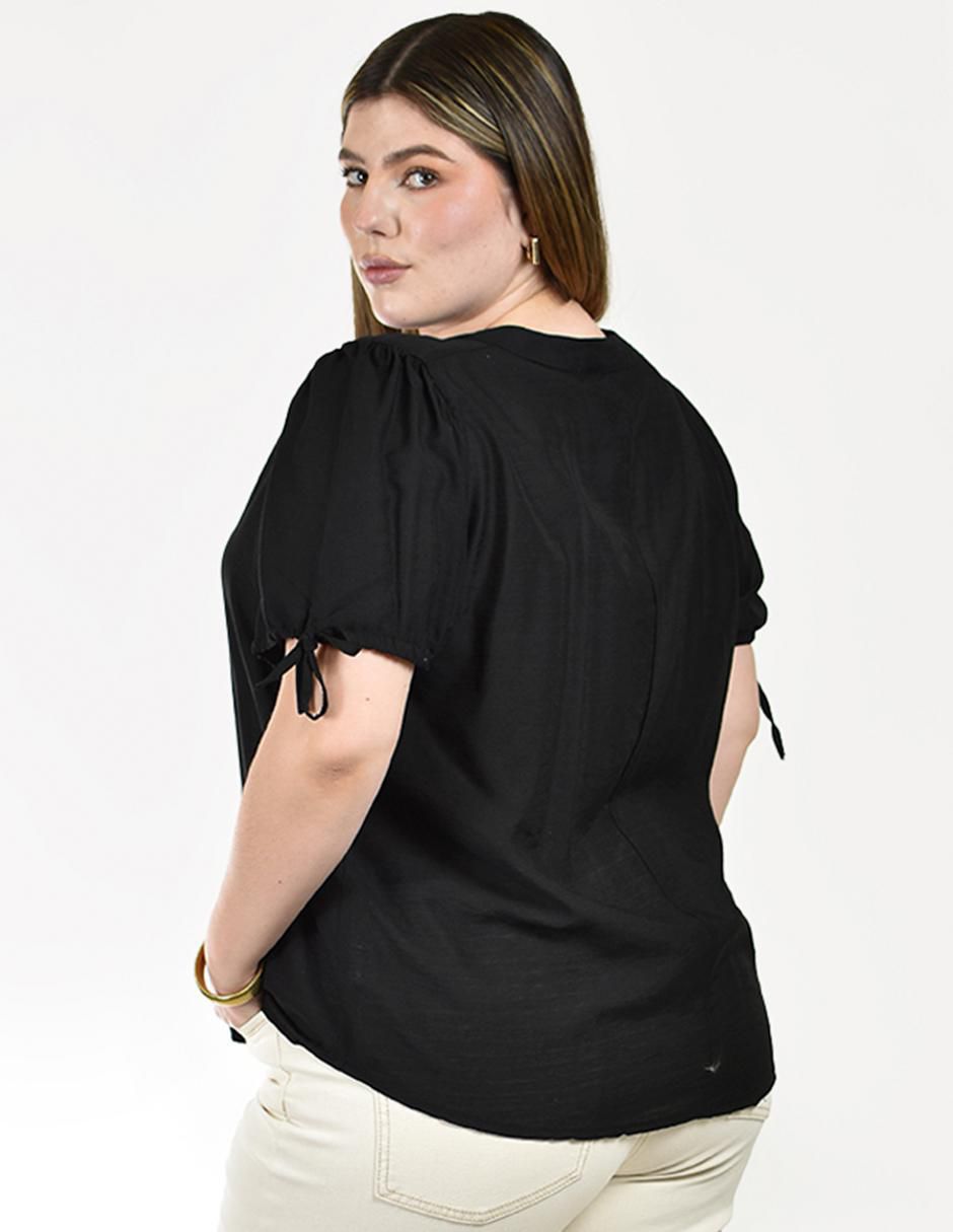 Blusa manga corta para mujer