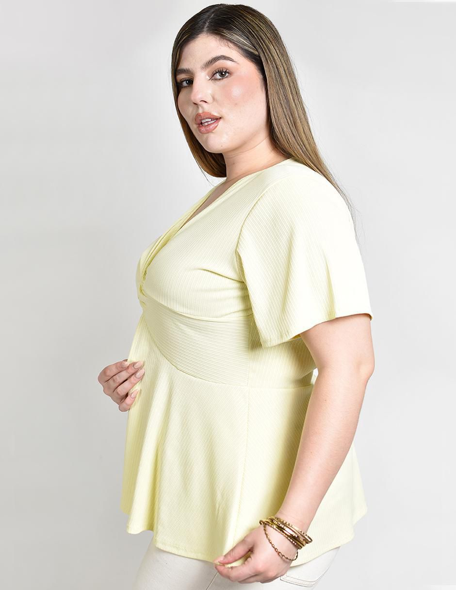 Blusa manga corta para mujer 5