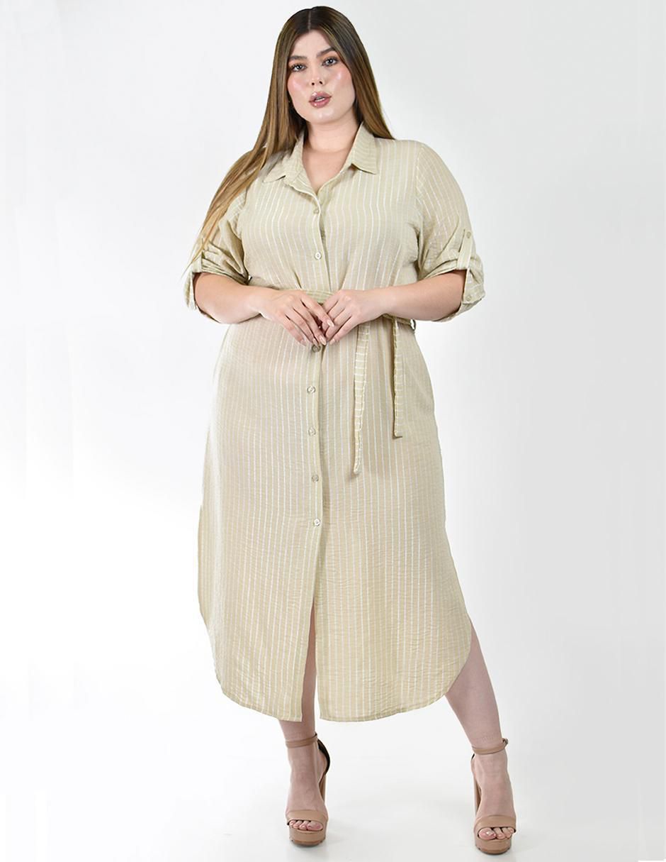 Vestido midi casual para mujer