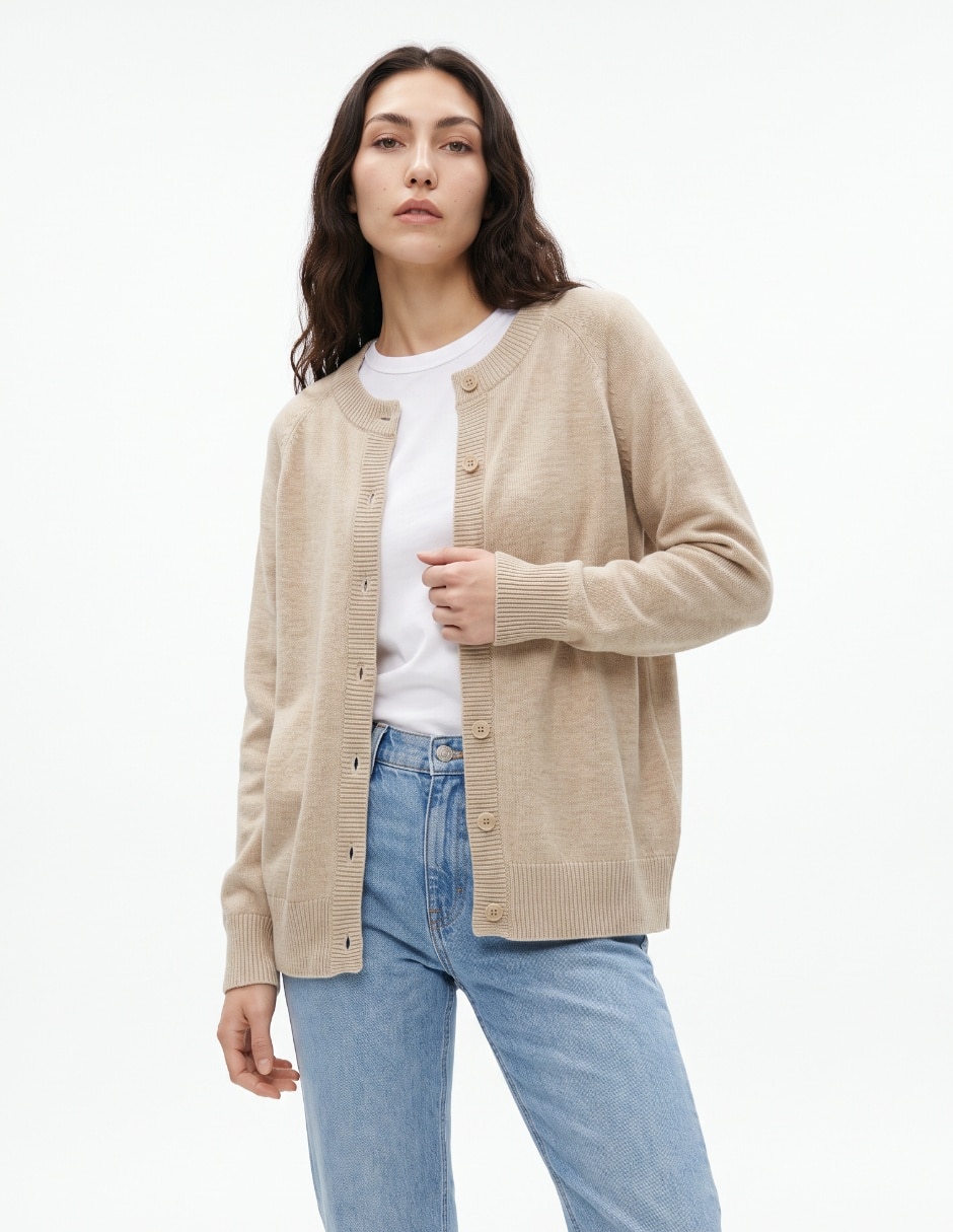 Suéter cuello redondo para mujer Suéter cuello redondo para mujer