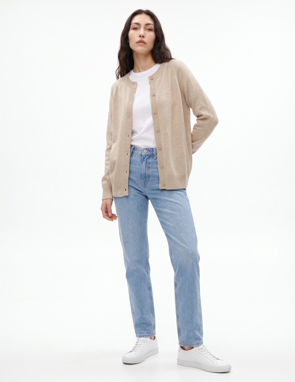 Suéter cuello redondo para mujer 3