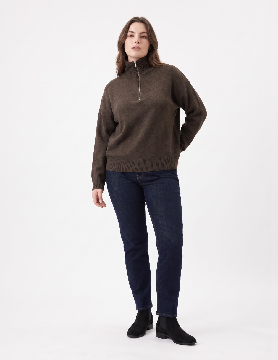 Suéter cuello alto para mujer 3