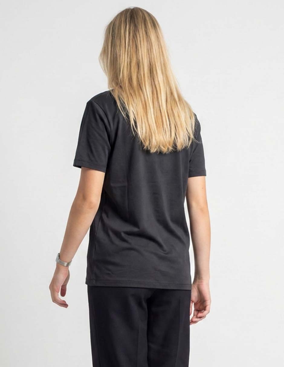 Playera manga graphics logo tee cuello redondo para mujer 2