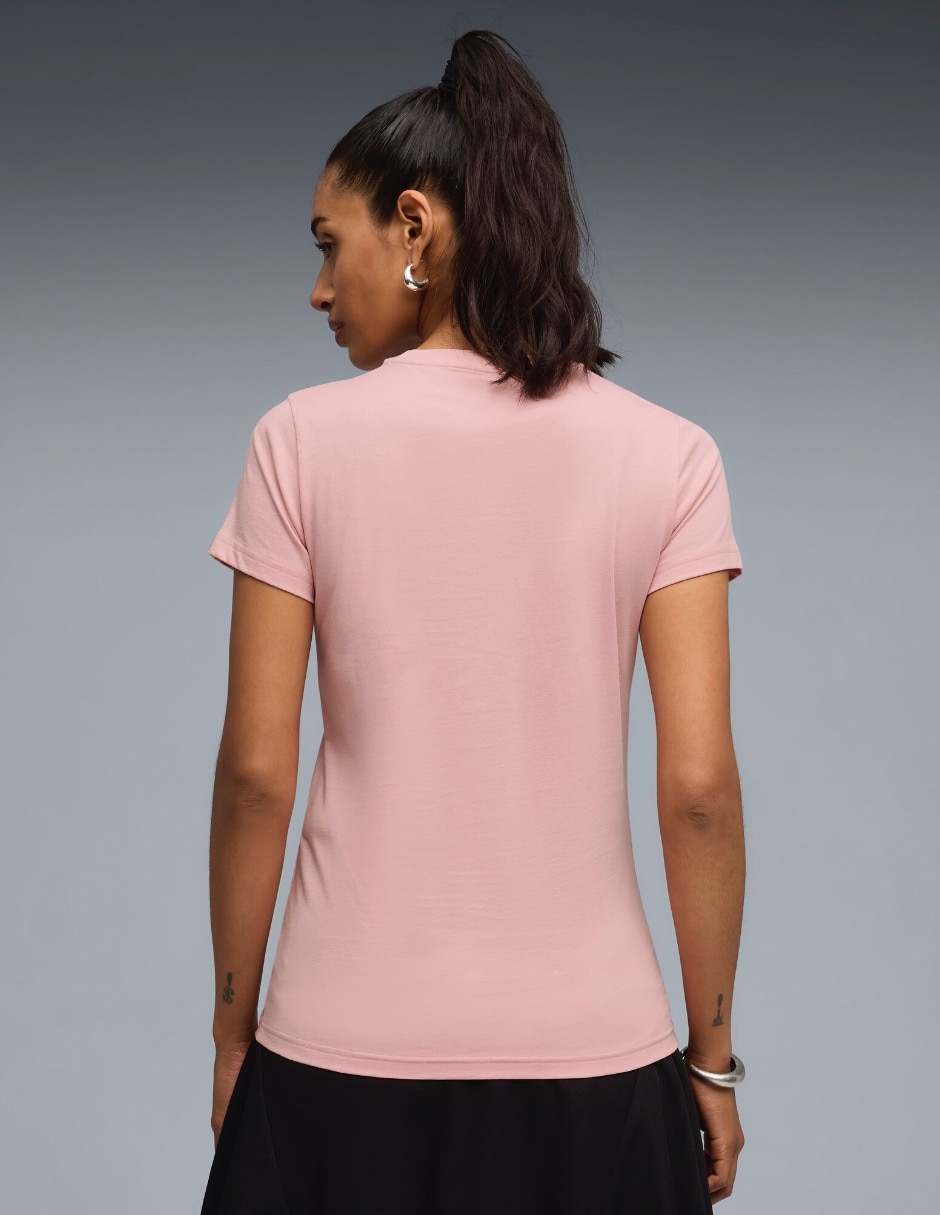 Playera manga corta Graphics Cherry Tee cuello redondo mujer 2