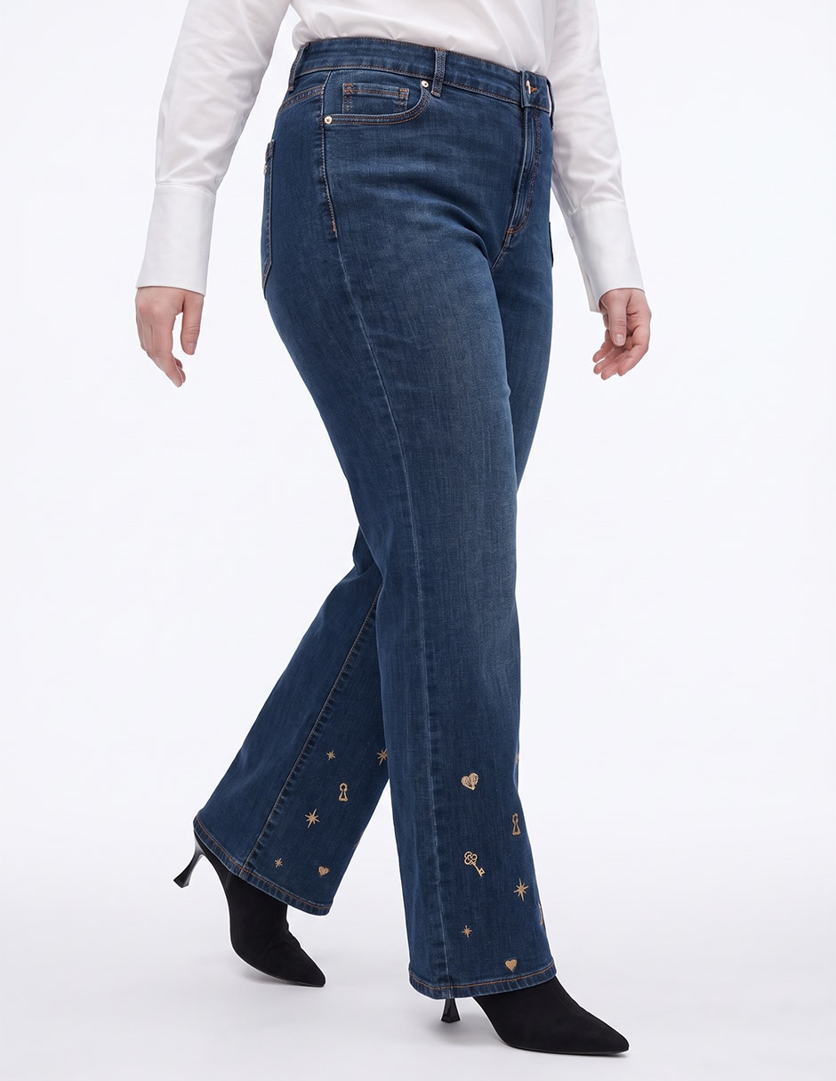 Jeans slim karl lagerfeld corte a la cintura para mujer Jeans slim karl lagerfeld corte a la cintura para mujer