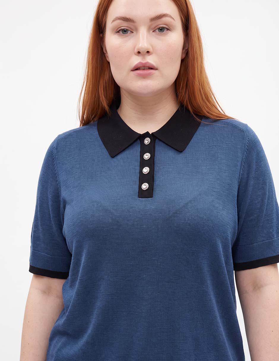 Blusa manga corta para mujer 2