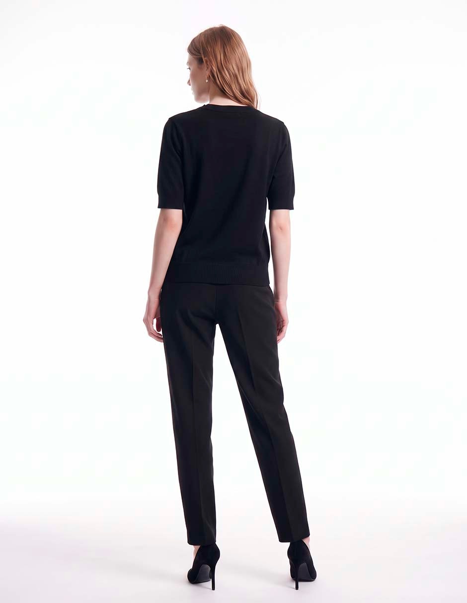 Blusa manga corta para mujer 4