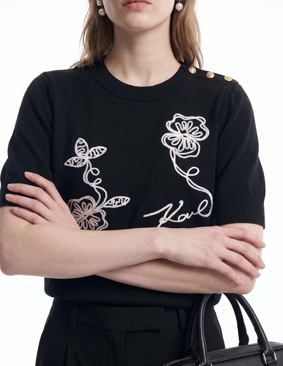 Blusa manga corta para mujer 2