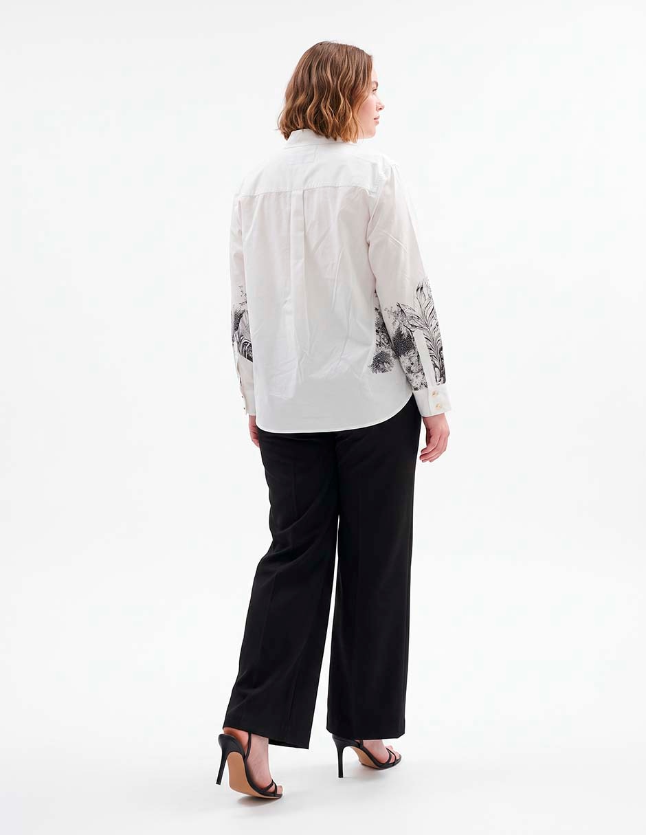 Camisa manga larga para mujer 4