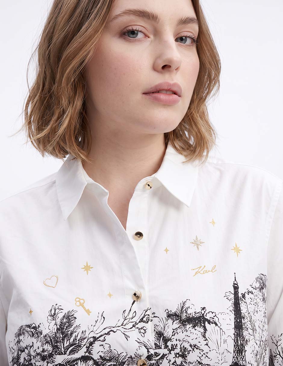Camisa manga larga para mujer 2