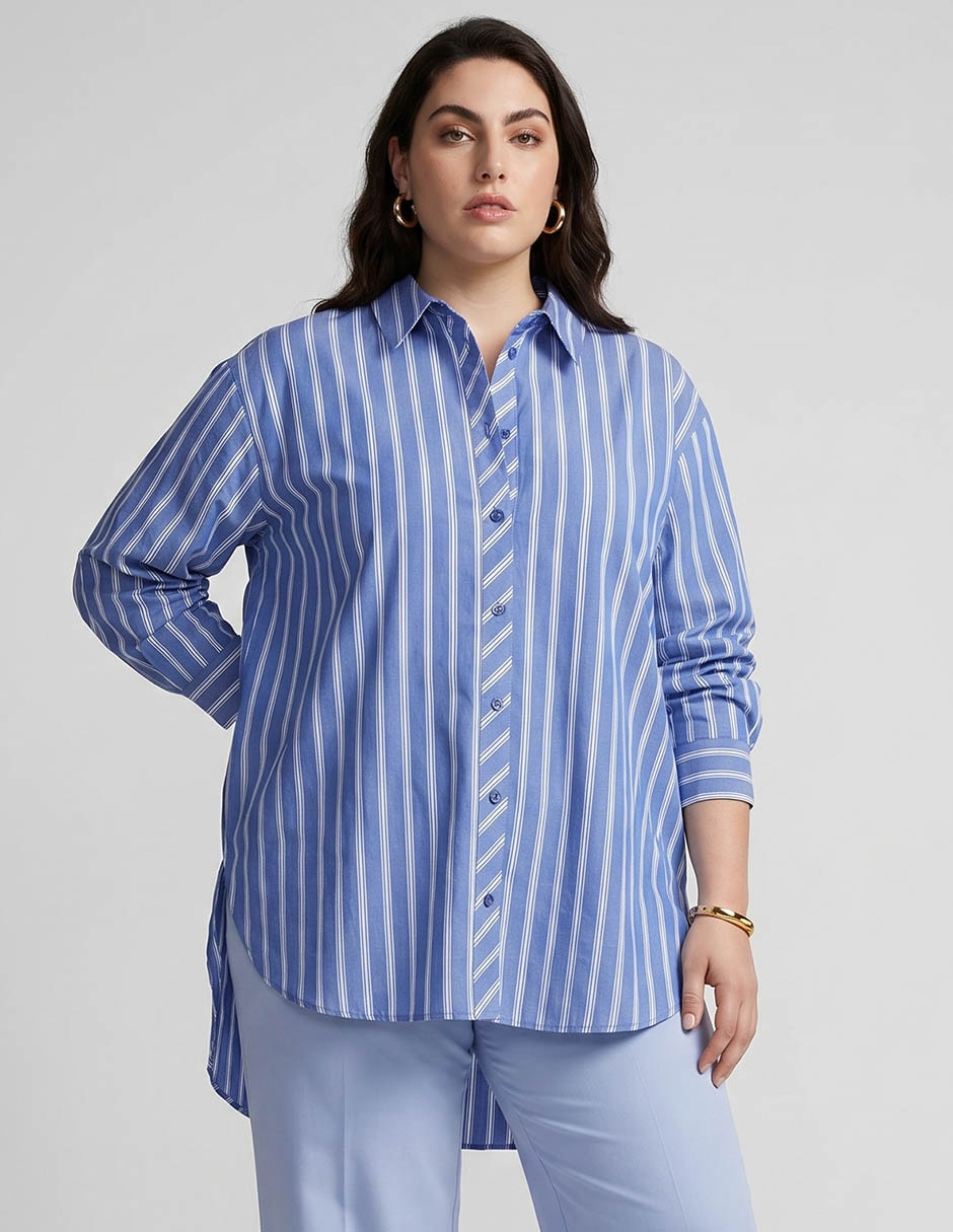 Blusa manga larga para mujer
