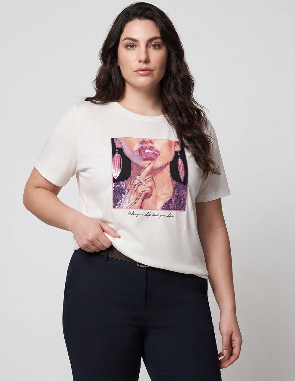 Playera Only Carmakoma para mujer