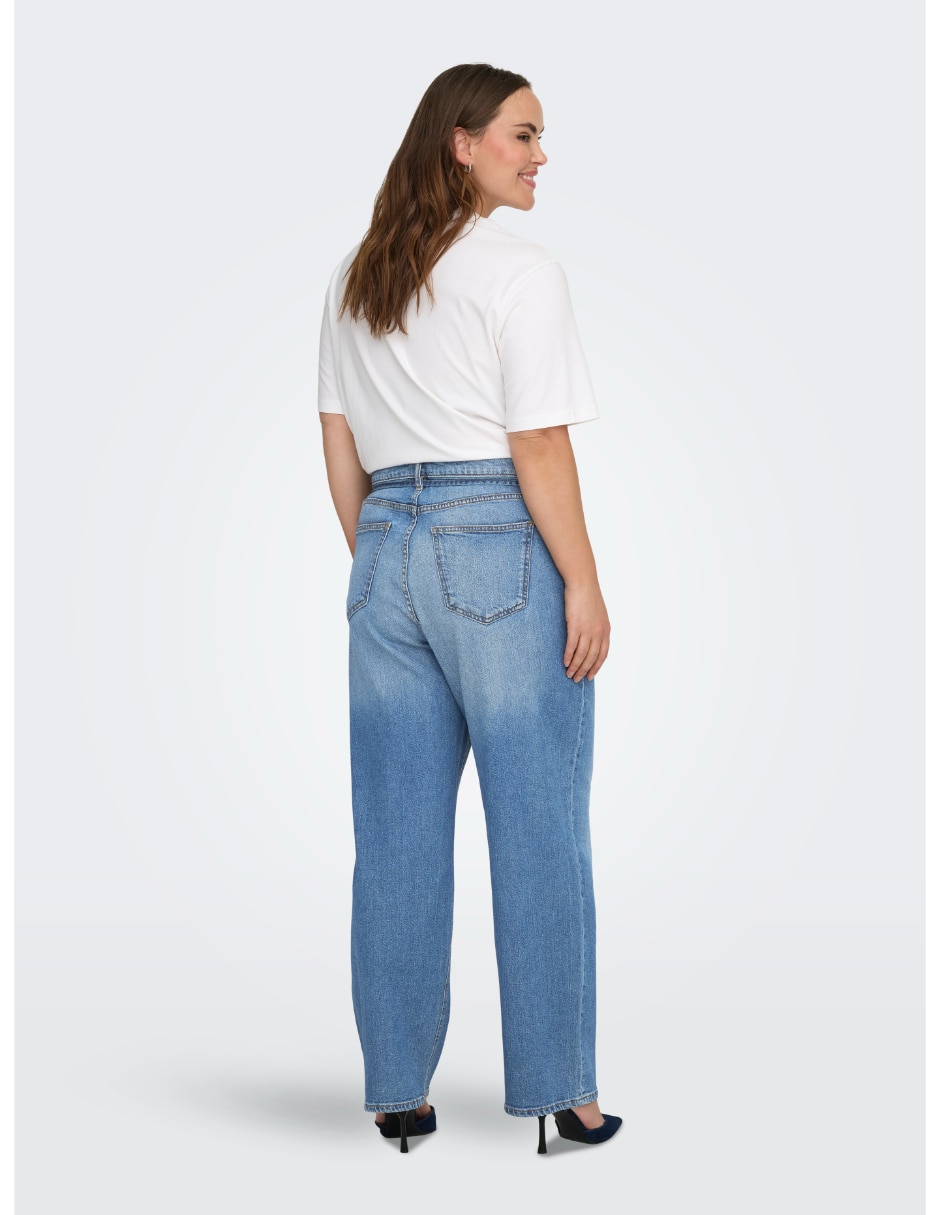 Jeans straight para mujer 2
