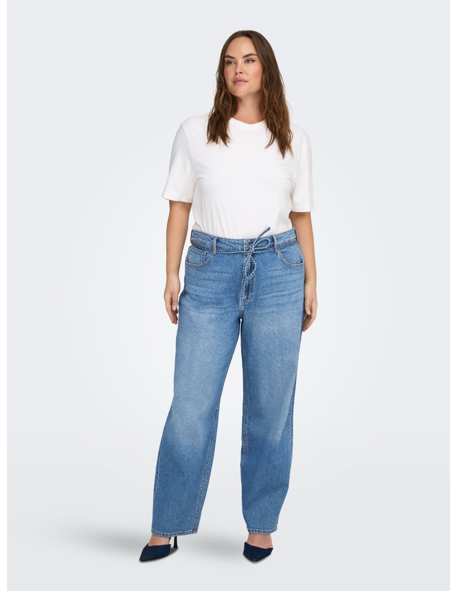 Jeans straight para mujer 5