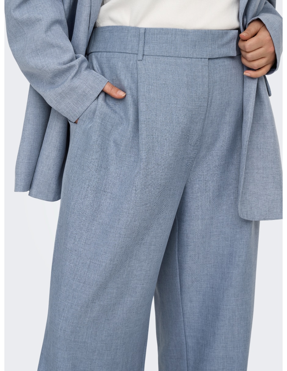 Pantalón de vestir Only Carmakoma wide leg para mujer